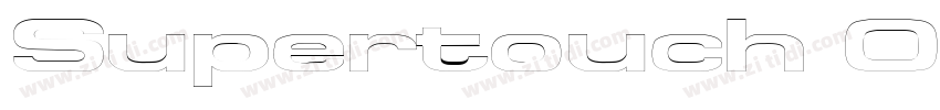 Supertouch Oblique字体转换